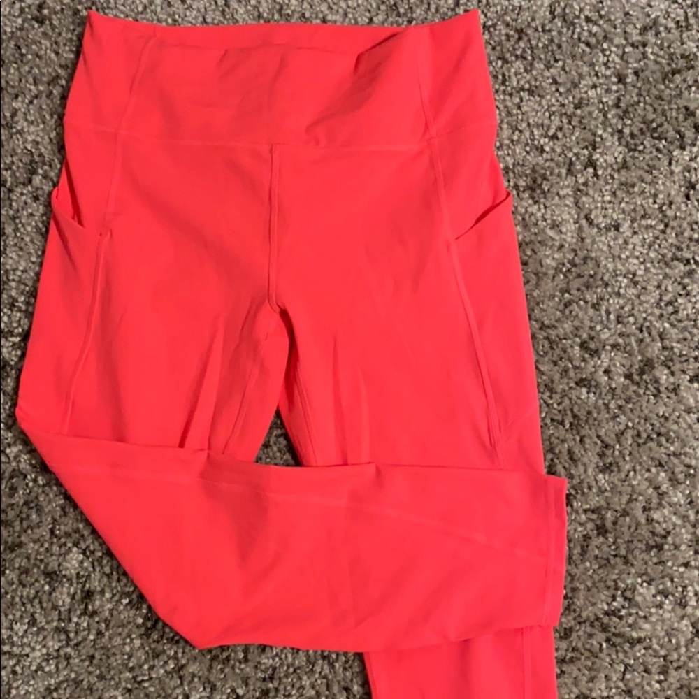 Fabletics Leggings in Coral color